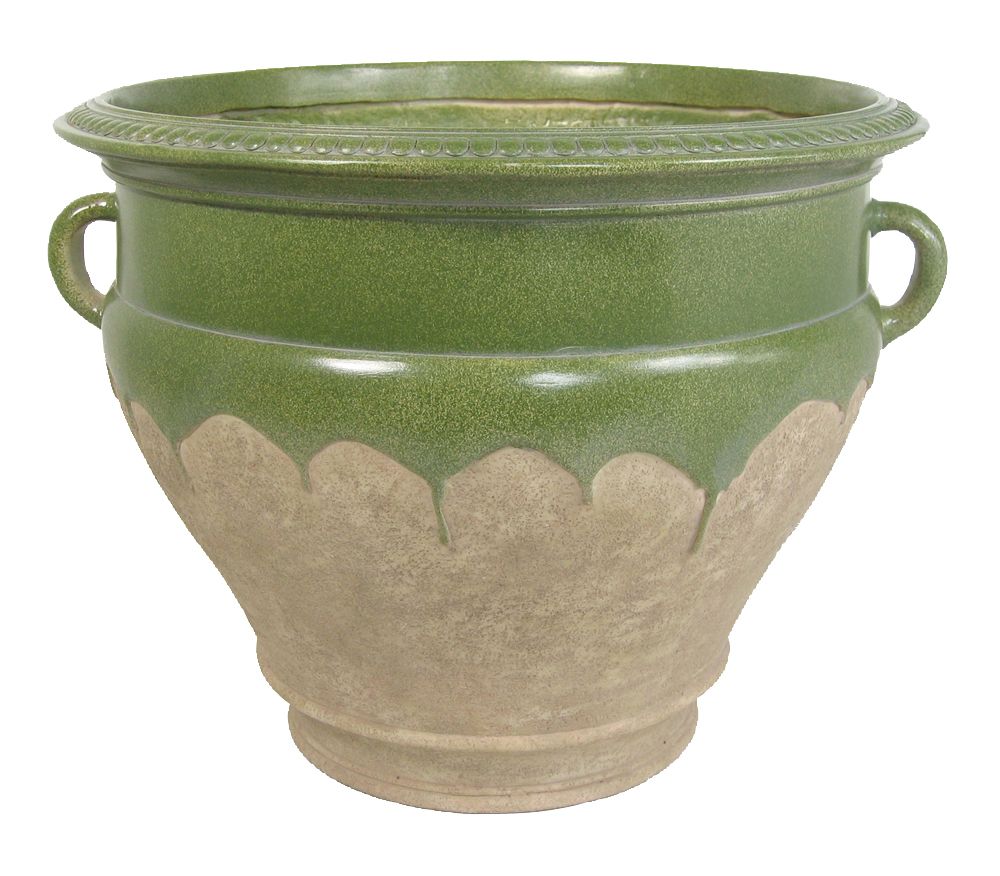 Potter's Stone 12 in. Crete Moss Urn