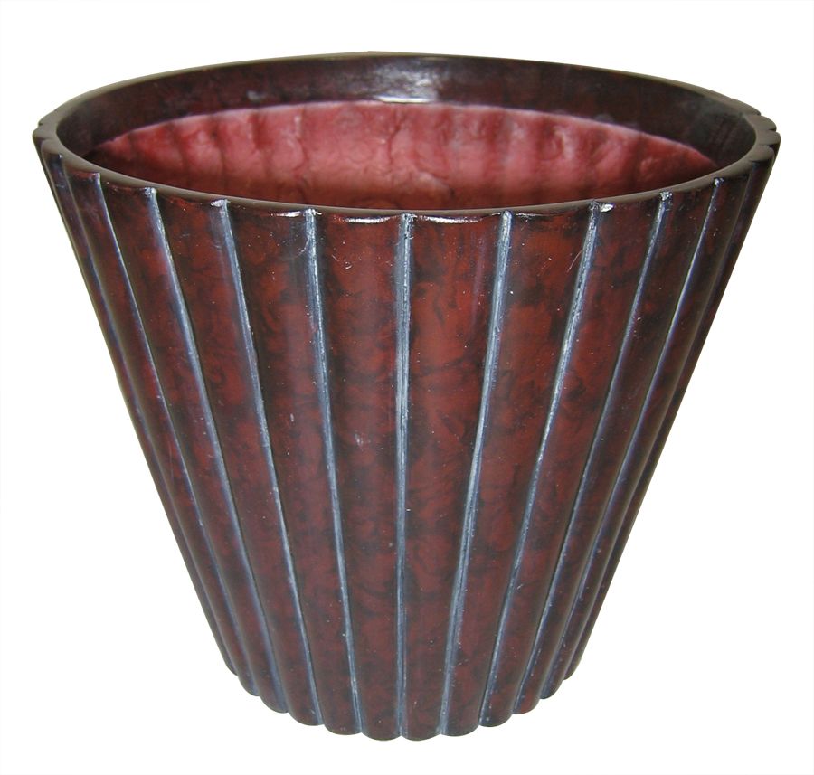Potter's Stone 16 in. Corfu Mahogany Pot