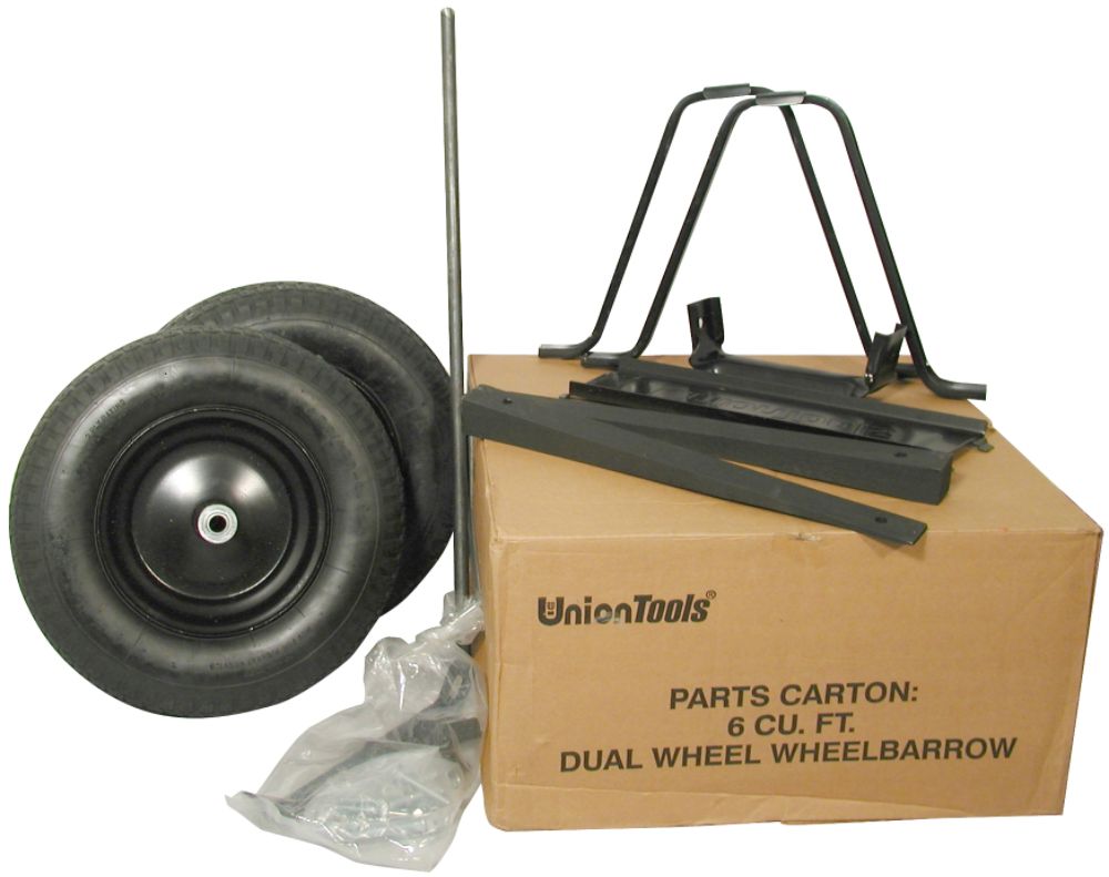 Union Tools Wheelbarrow Dual Tire Parts Carton