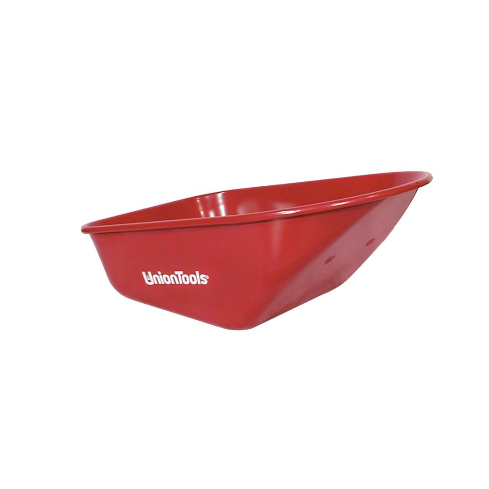 Union Tools Wheelbarrow 6 Cubic Foot Steel Tray