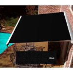 Beauty-Mark Destin Manual Retractable Awnings with Hood - Black