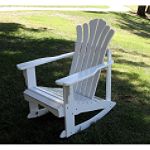Shine Company Sanibel Adirondack Rocker - White