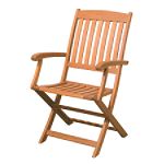 Arboria Idlewild Outdoor Wood Spontaniety Folding Armchair