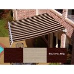 Beauty-Mark Maui Manual Retractable Awning - Brown/Tan