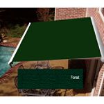 Beauty-Mark Destin Motorized Retractable Awnings with Hood - Forest