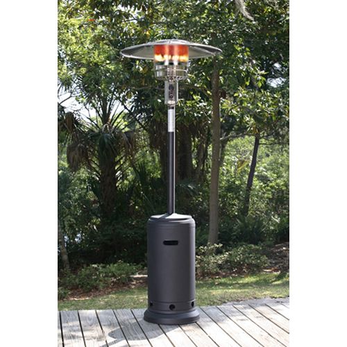 Fire Sense 40,000 BTU Standard Black Powder Coated LPG Patio Heater 