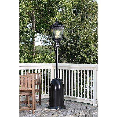 Fire Sense Gas Lamp Patio Flare Black Powder Coat 