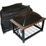 Fire Sense Vinyl Rectangle Fire Pit Cover