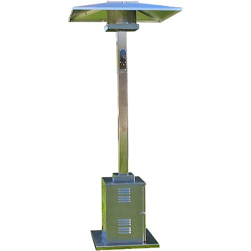PrimeGlo 41,000 BTU MODERN STAINLESS STEEL COMMERCIAL PATIO HEATER 