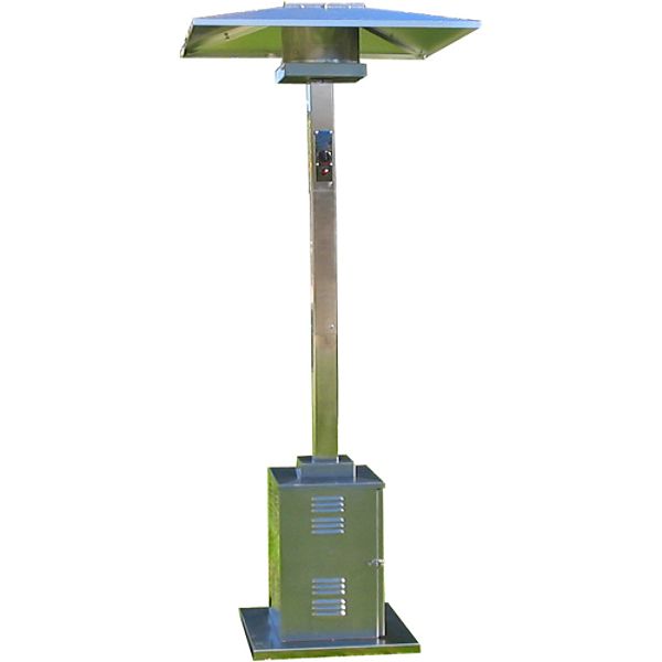 PrimeGlo 41, 000 BTU MODERN STAINLESS STEEL COMMERCIAL PATIO HEATER