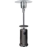 PrimeGlo 41,000 BTU HAMMERED SILVER PATIO HEATER WITH TABLE
