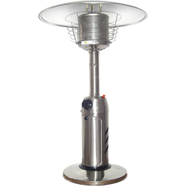 PrimeGlo 11, 000 BUT TABLE TOP STAINLESS STEEL PATIO HEATER