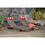 Red Star Outdoor Red Star Traders Cantina Pe Rattan Chaises Lounger Set (2Pack)