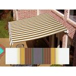 Beauty-Mark Maui Manual Retractable Awning - Yellow/Gray/Terra