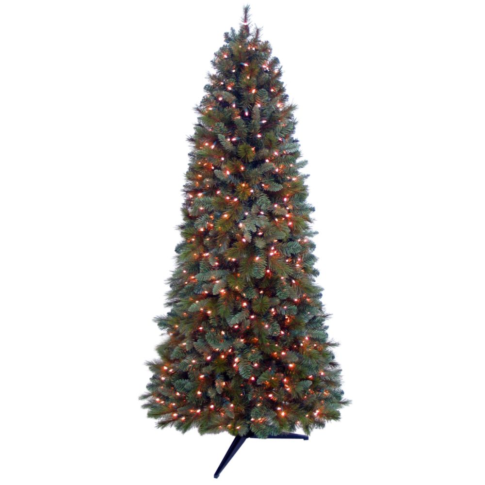 Simply Christmas 7 ft. Scottdale Slim w/ 600 Clear Lights