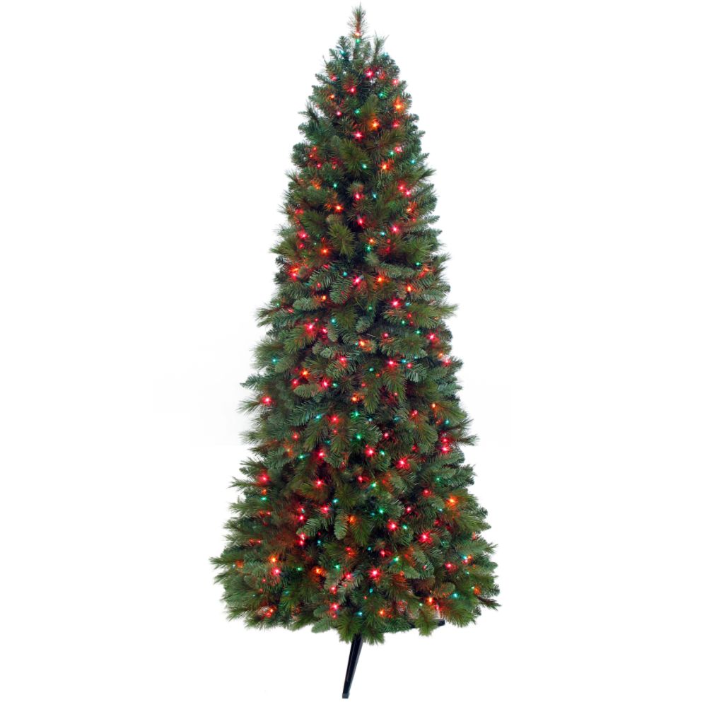 Simply Christmas 7 ft. Scottsdale Slim w/ 600 Multicolored Lights