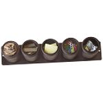 Sears : "Lipper Patented S/5 Black Containers on Single Black ""L"" Stand" : Appliances > Cookware > Bakeware & Gadgets > Kitchen Storage & Accessories
