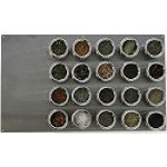 Lipper Patented S/20 Stainless Steel Containers on Stainless Steel 