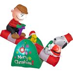 Peanuts Snoopy and Charlie Brown Teeter Totter Airblown