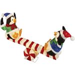 Holiday! Holiday! 48in Soft Tinsel Animated Teeter Totter