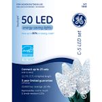 GE Staybright LED 50 C5 Light Set, Cool White
