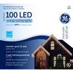 GE Staybright LED 100 Light Icicle Set, Cool White