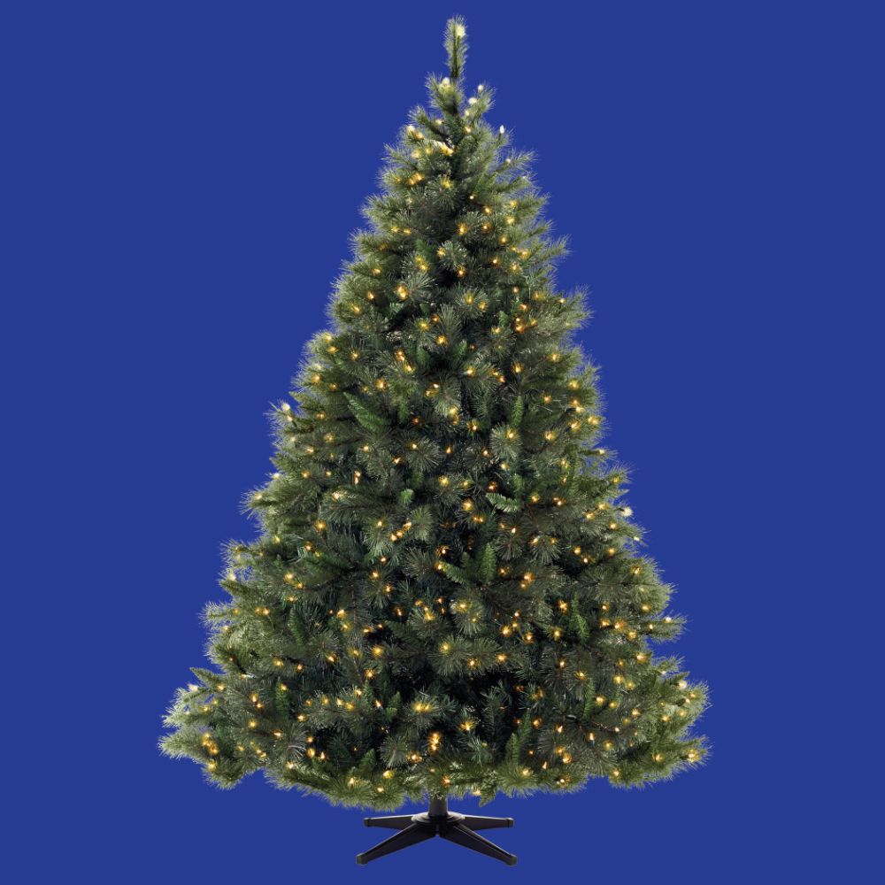 Wish for Joy 7.5 ft. Pre-Lit Appalachian Pine Tree, Clear
