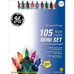 GE String-A-Long" 105 Mini Lights Set, Multi