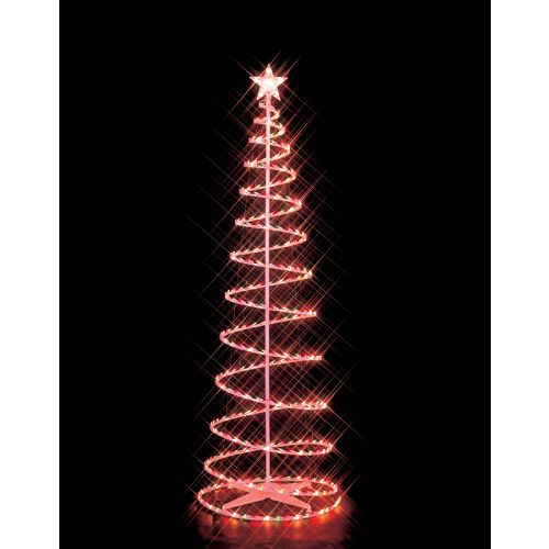 Christmas Tree Ideas: Simply Christmas 7 ft. Spiral Tree, Multi Mix