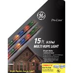 GE Pro-Line 15 ft. Commercial Grade Rope Light, Multi