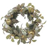 Holiday! Holiday! Golden Inspiration 24in Gold Apple Wreath