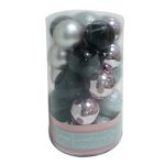 Holiday! Holiday! Merry Glamorous 60mm Shatterproof Ornaments, set of 25