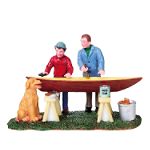 Lemax Collection Kayak Building
