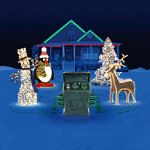 Gemmy Holiday Light Show Pathway Stakes