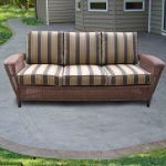 Metropolitan Deep Seating 3 Seat Sofa with Southridge Stripe Cushions