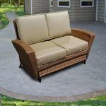 Metropolitan Deep Seating Double Glider with Elm Cushions