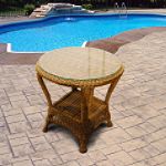 Port Royal Walnut Color End Table