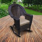 Augusta Deep Seating High Back Rocker with Elm Cushion