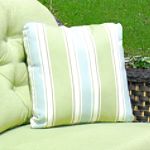 Huntington Green Tea Throw Pillow