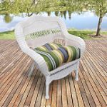 Avalon Chair with Calista Delft Cushions