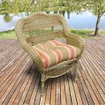 Avalon Chair with Huntington Adobe Cushions
