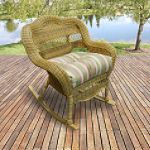 Avalon Rocker with Minzer Stripe Cushions