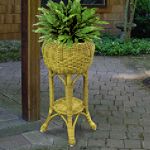 Avalon Seagrass Wicker Planter will hold 10 inches Pot