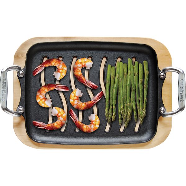Cuisinart Preseasoned Cast Iron Grilling Platter Set
