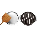 Cuisinart Preseasoned Cast Iron Grilled Pizza Set