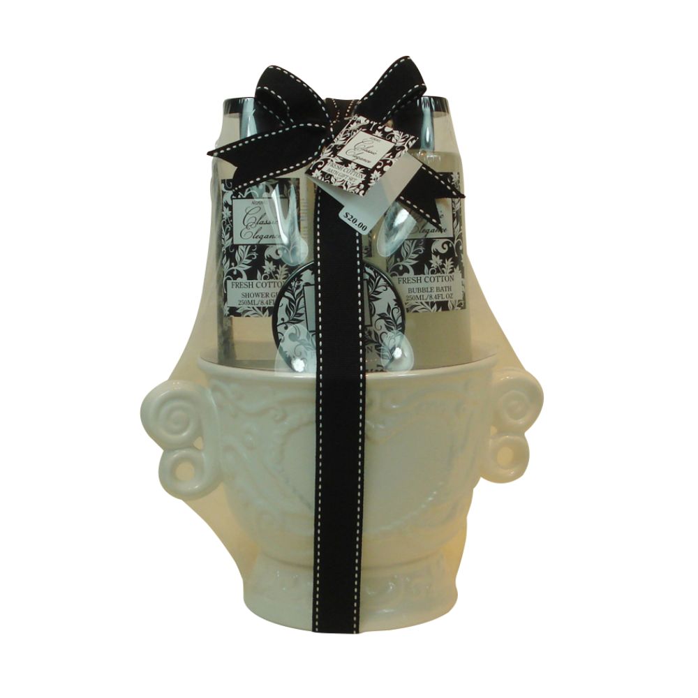 Aromanice 5 Piece Ceramic Cup Bath Set.