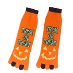 Sears Roebuck and Co. Pumpkin Toe-Socks