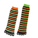 Sears Roebuck and Co. Spiders and Stripes Toe-Socks