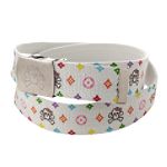 Pink Cookie Canvas Skulls Belt