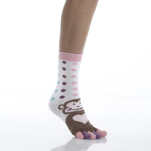 Joe Boxer Monkey Toe Sock